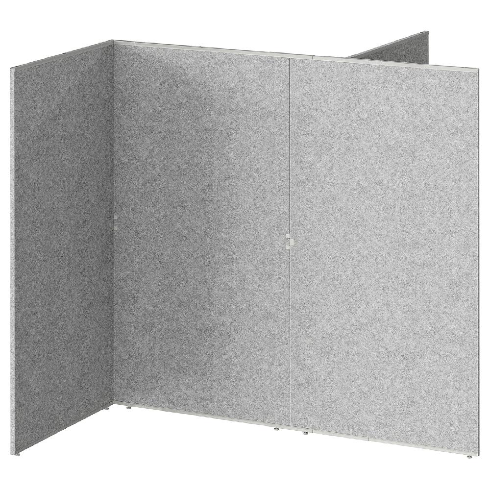IKEA SIDORNA Paravento grigio 162x160x150 cm