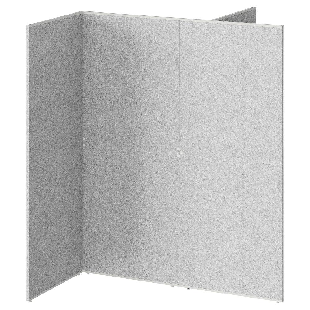 IKEA SIDORNA Paravento grigio 162x160x195 cm