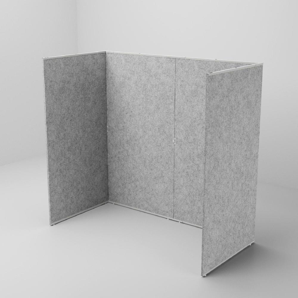 IKEA SIDORNA Paravento Grigio 164x80x150 Cm