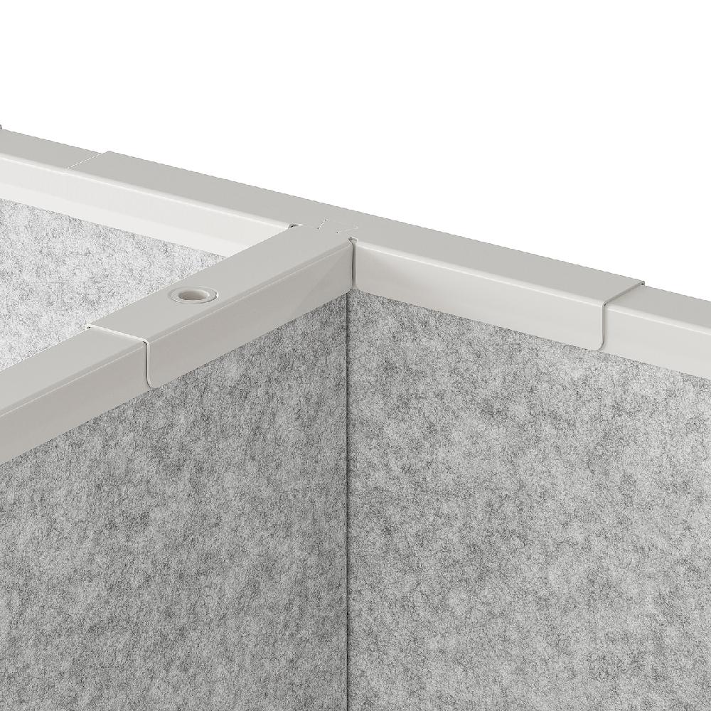 IKEA SIDORNA Set Collegamenti A T 2 Pezzi Grigio
