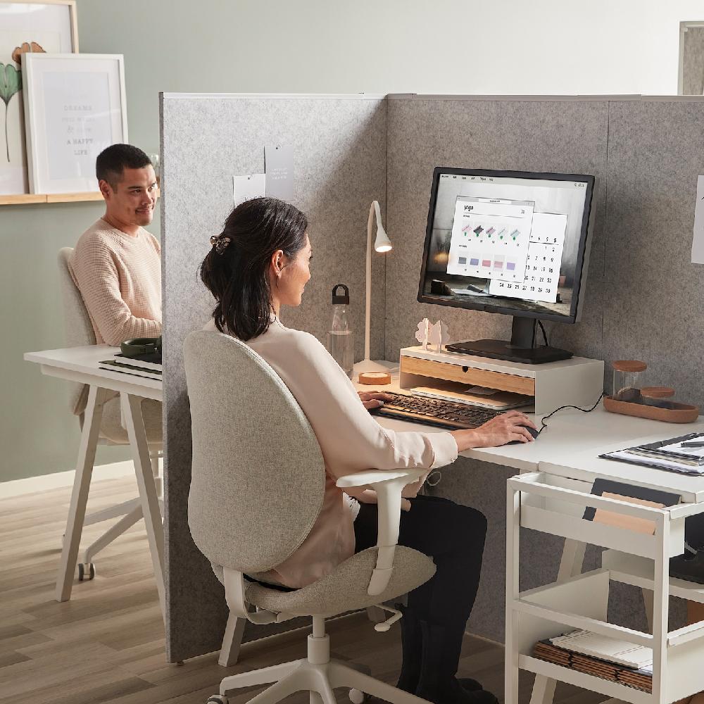 IKEA SIDORNA Set Collegamenti A T 2 Pezzi Grigio