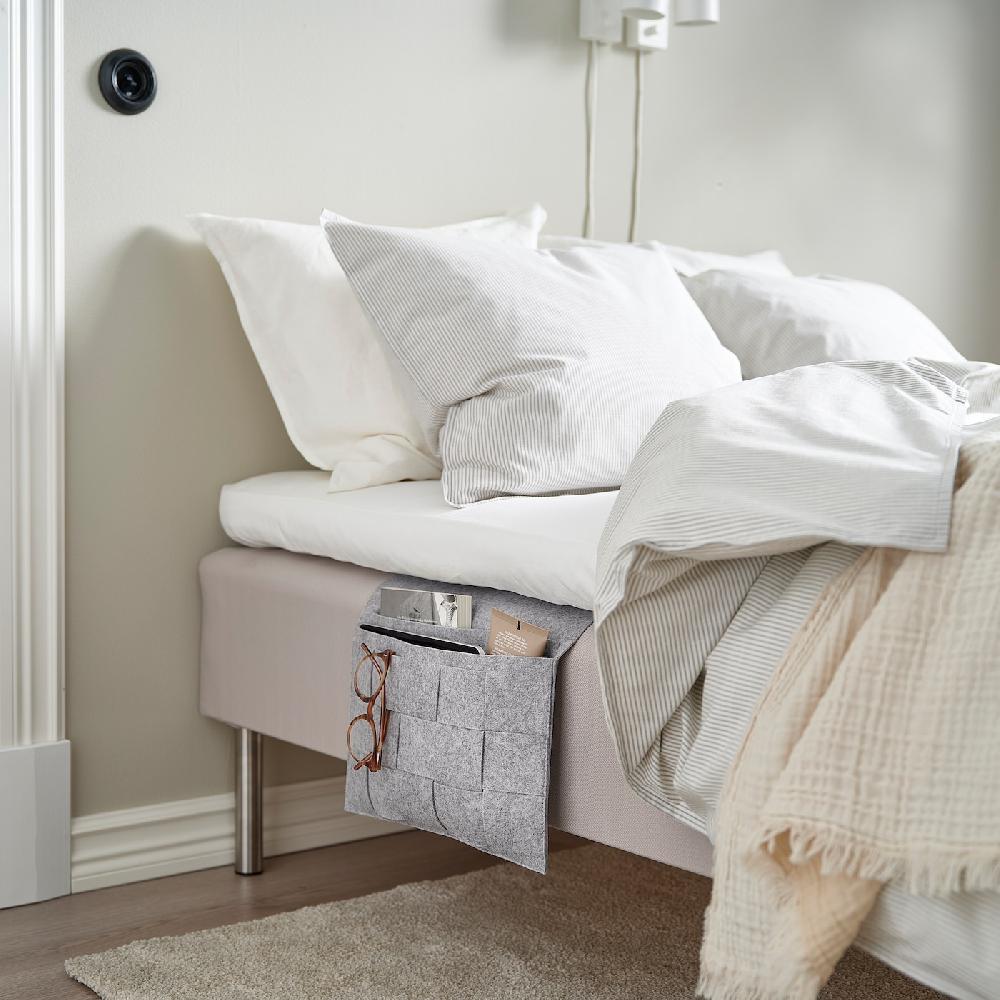 IKEA SILÄNG Portaoggetti Per Letto Feltro
