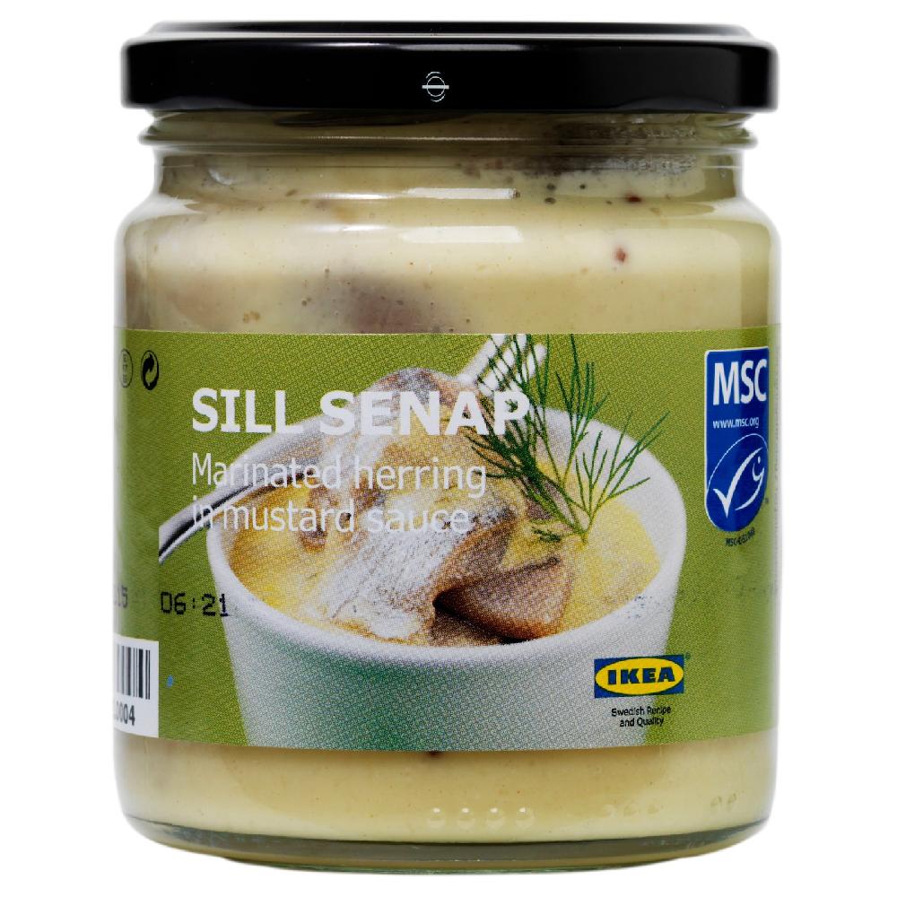 IKEA SILL SENAP Aringhe alla senape 250 g