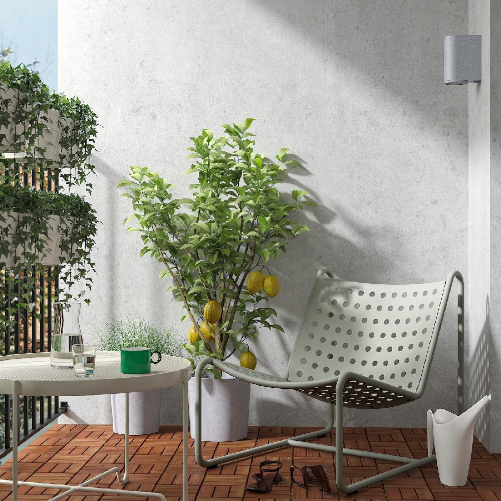IKEA SKOGSÖN Poltrona Grigio Chiaro Da Esterno