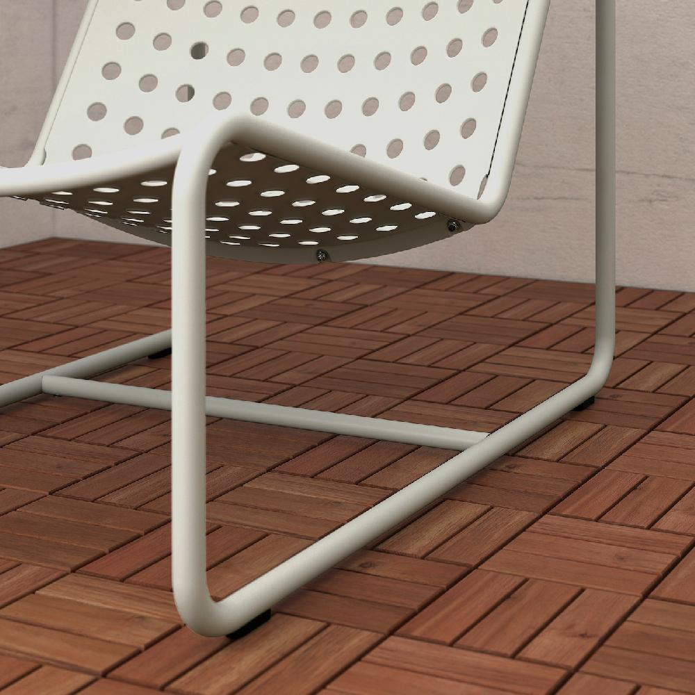 IKEA SKOGSÖN Poltrona Grigio Chiaro Da Esterno