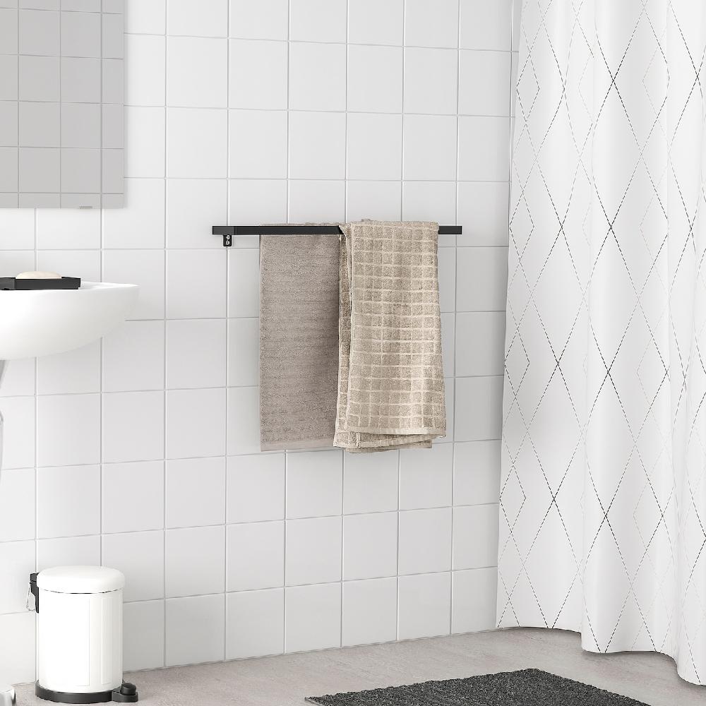 IKEA SKOGSVIKEN Portasciugamani Nero 60 Cm