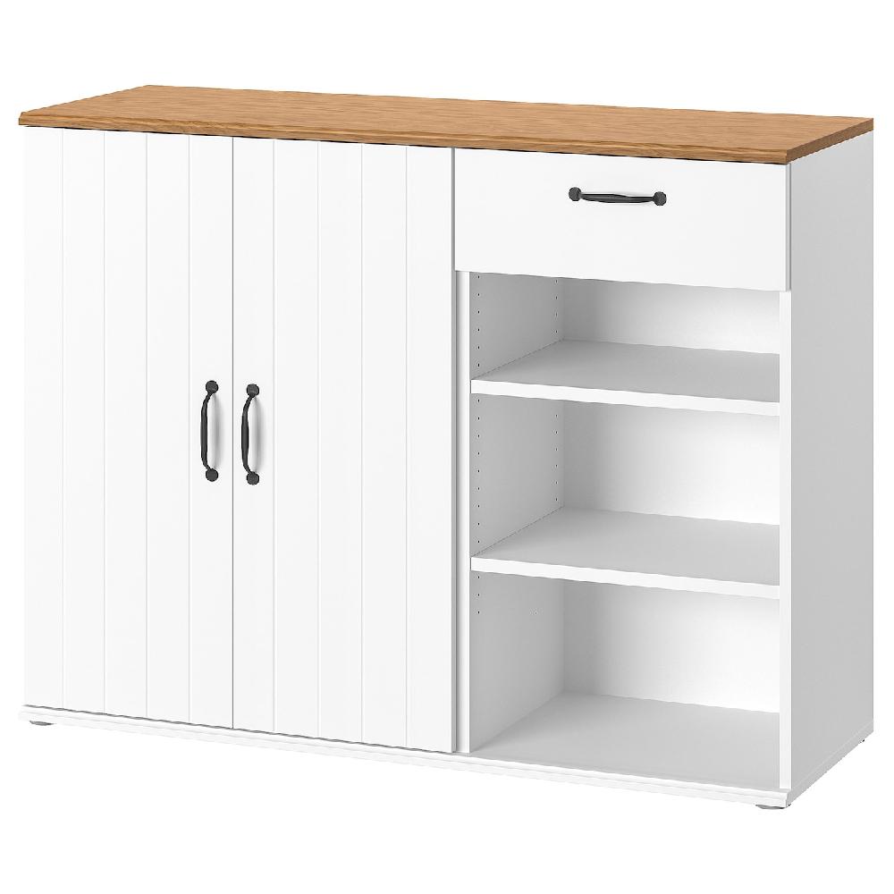 IKEA SKRUVBY Buffet bianco 120x38x90 cm