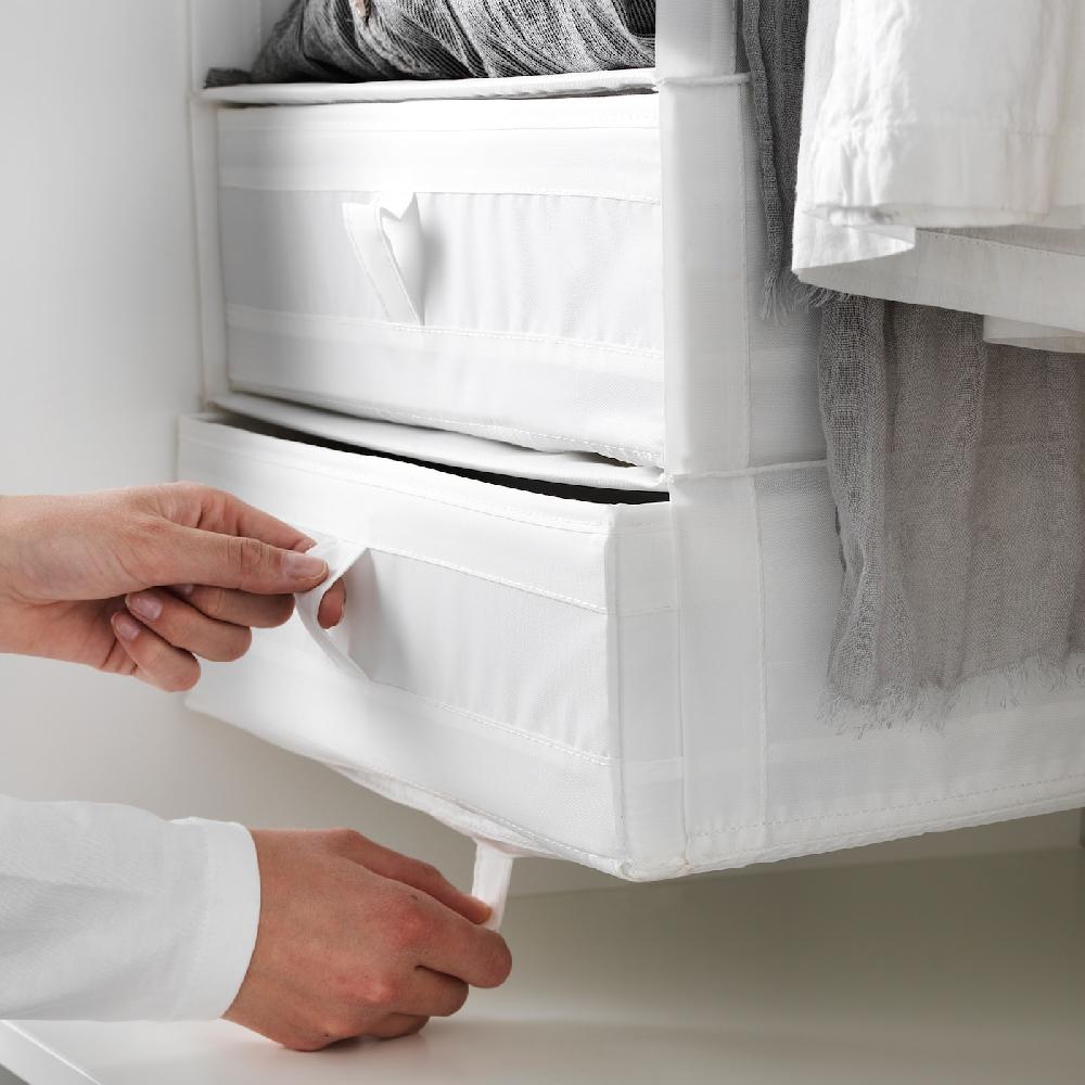IKEA SKUBB Scatola A Scomparti Bianco 44x34x11 Cm