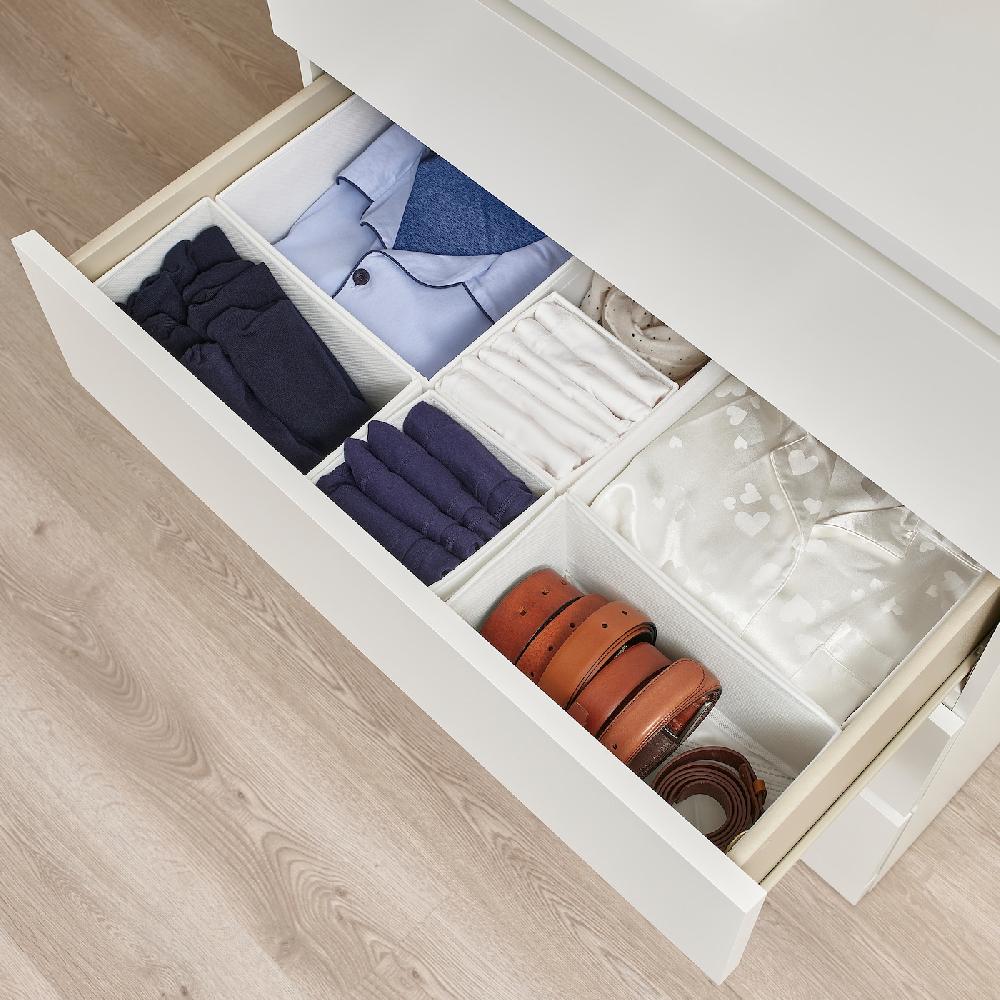 IKEA SKUBB Set Di 6 Scatole Bianco