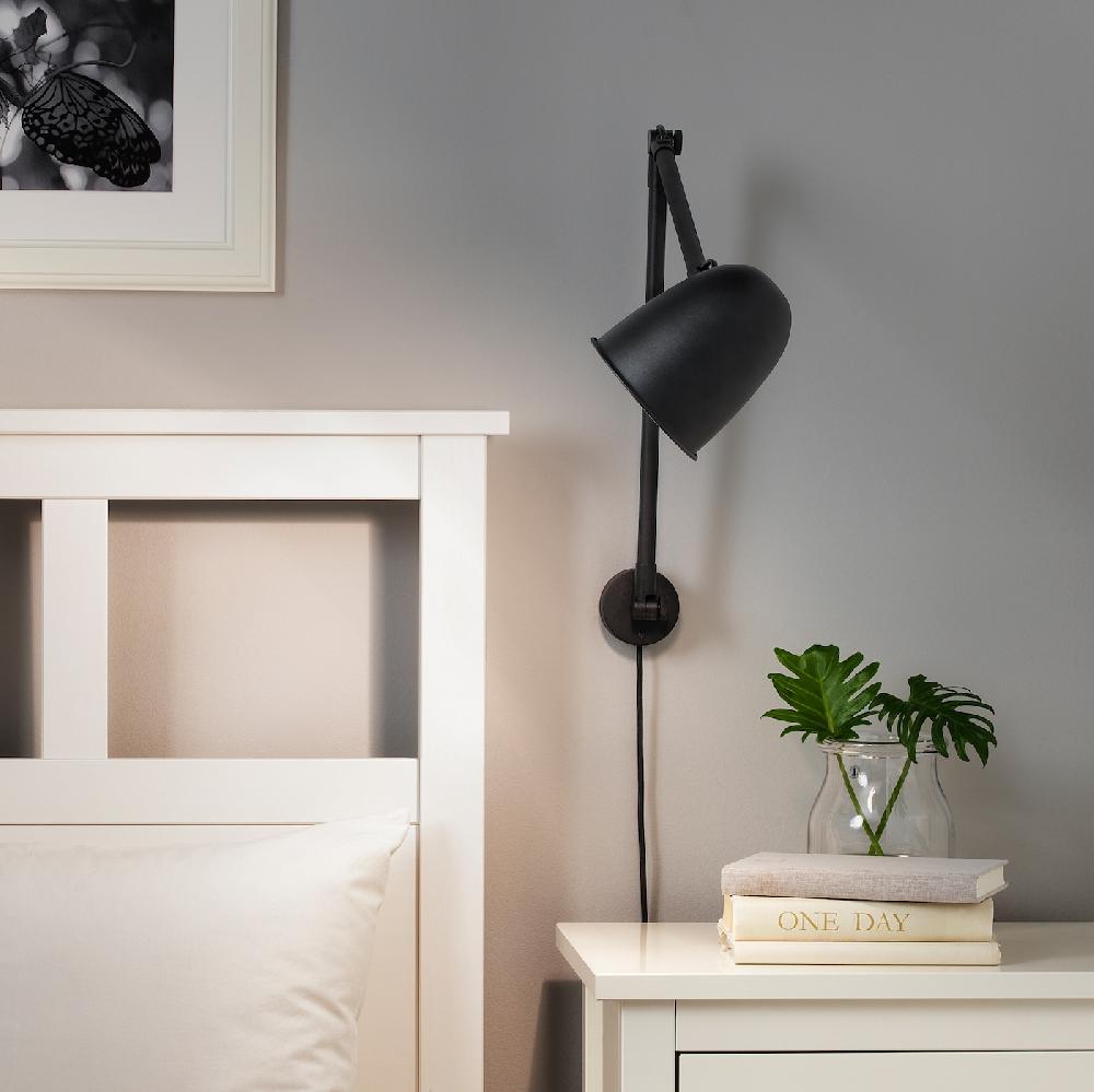 IKEA SKURUP Lampada Da Lavoro/parete Nero