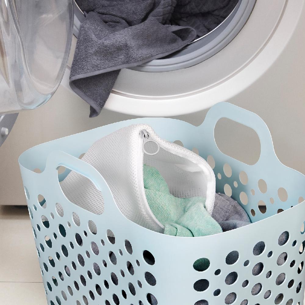 IKEA SLIBB Sacchetto Per Il Bucato Bianco/grigio