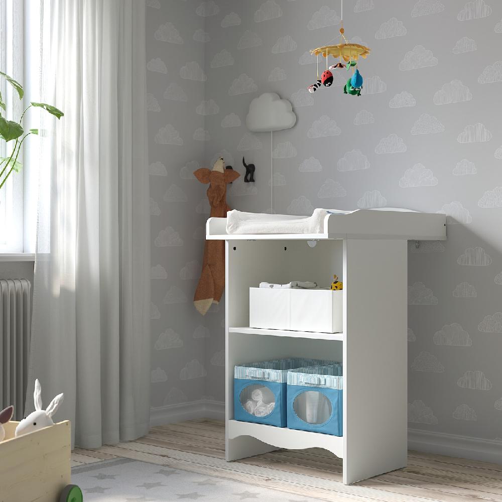 IKEA SMÅGÖRA Fasciatoio/libreria Bianco