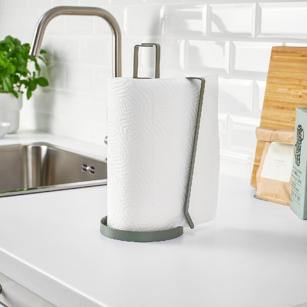 IKEA SMÅTUNGA Portarotolo Da Cucina Grigio-verde