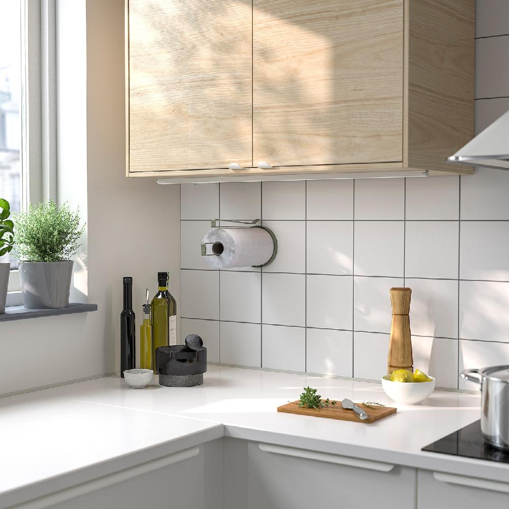 IKEA SMÅTUNGA Portarotolo Da Cucina Grigio-verde