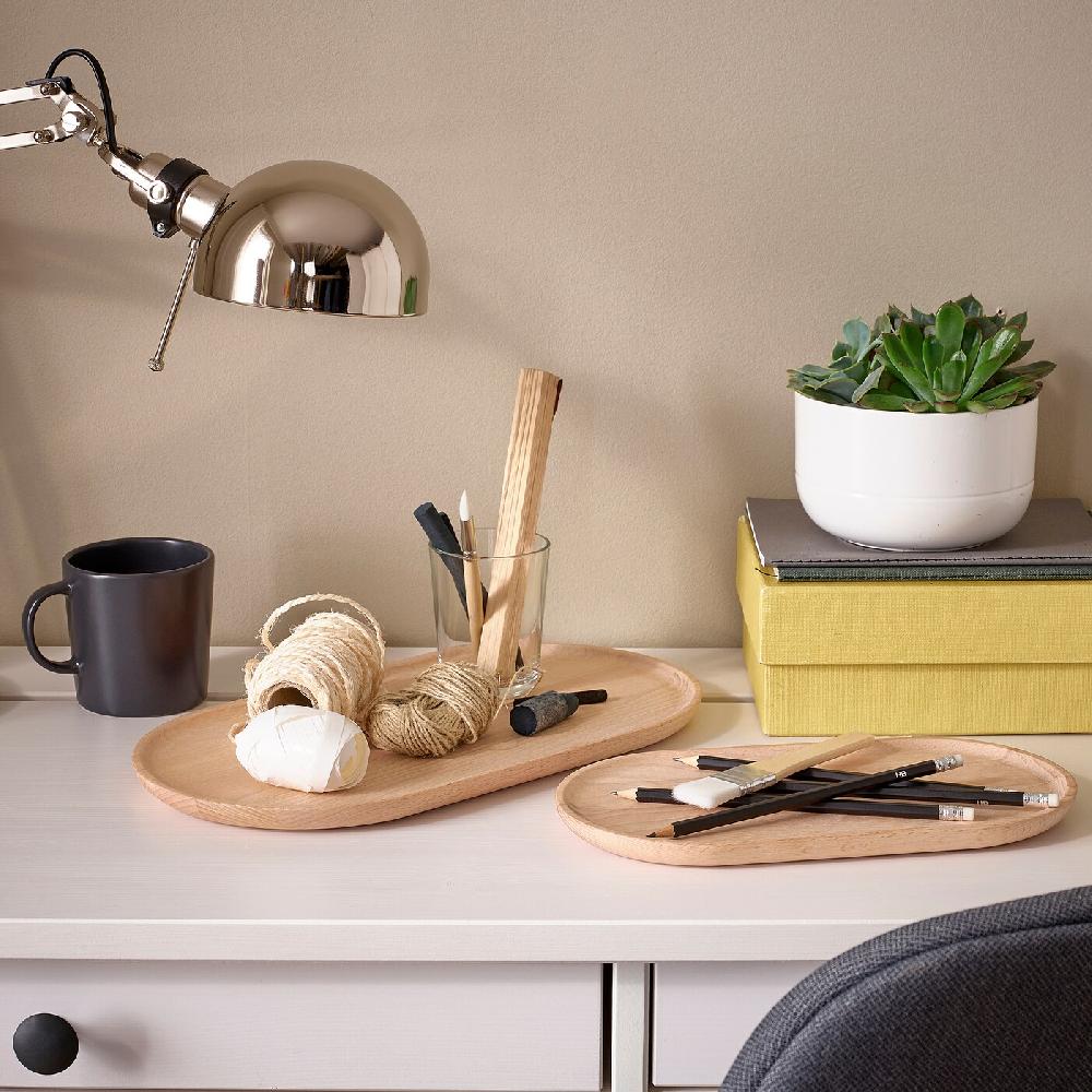IKEA SMÖRLING Set Di 2 Vassoi Faggio