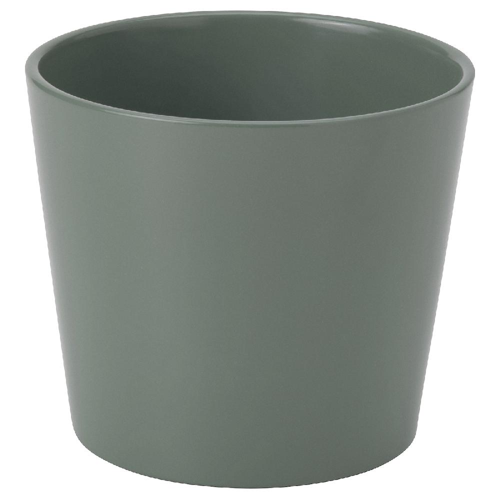 IKEA SOJABÖNA Portavasi grigio/verde 12 cm