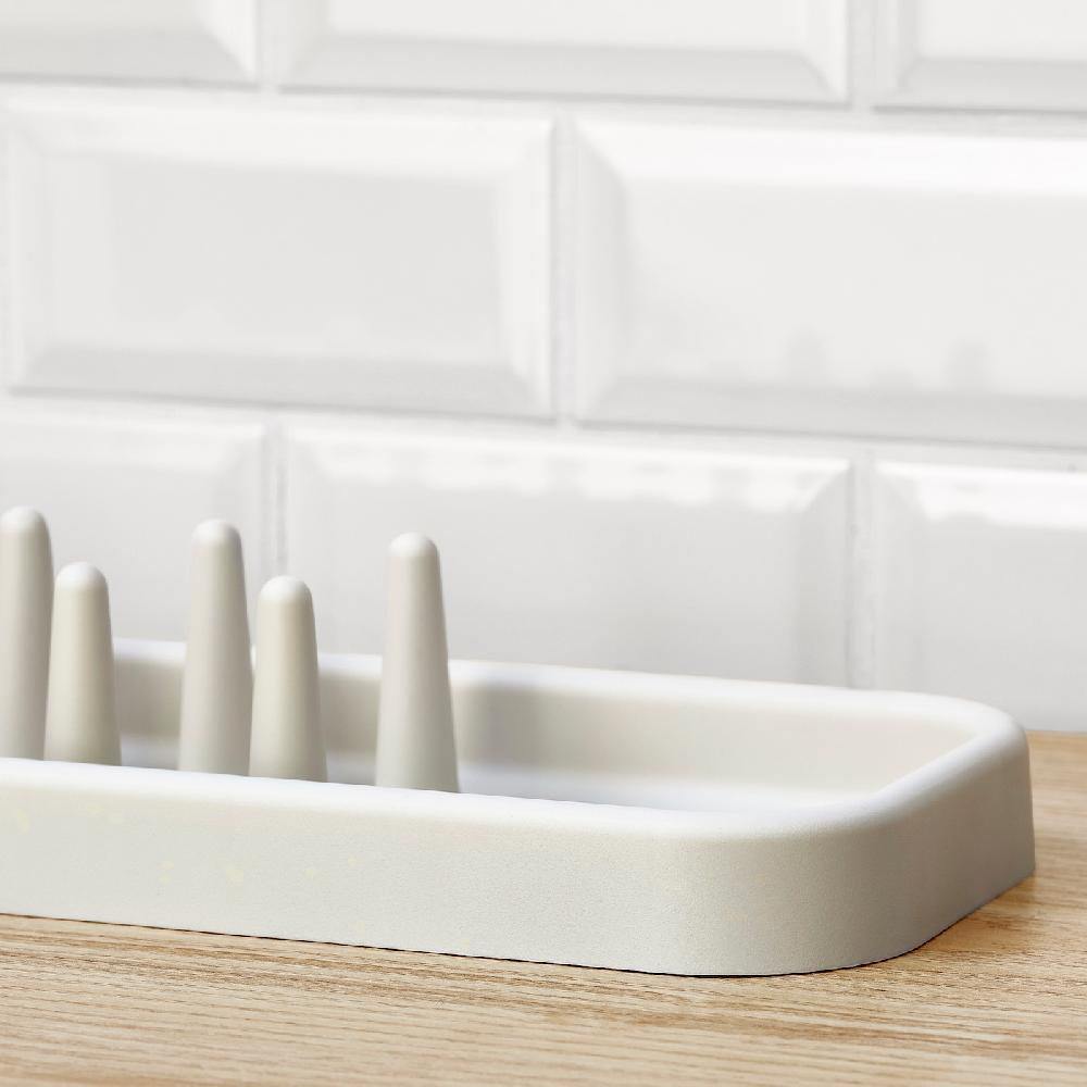 IKEA STÄMLING Scolapiatti Bianco Sporco 48 Cm