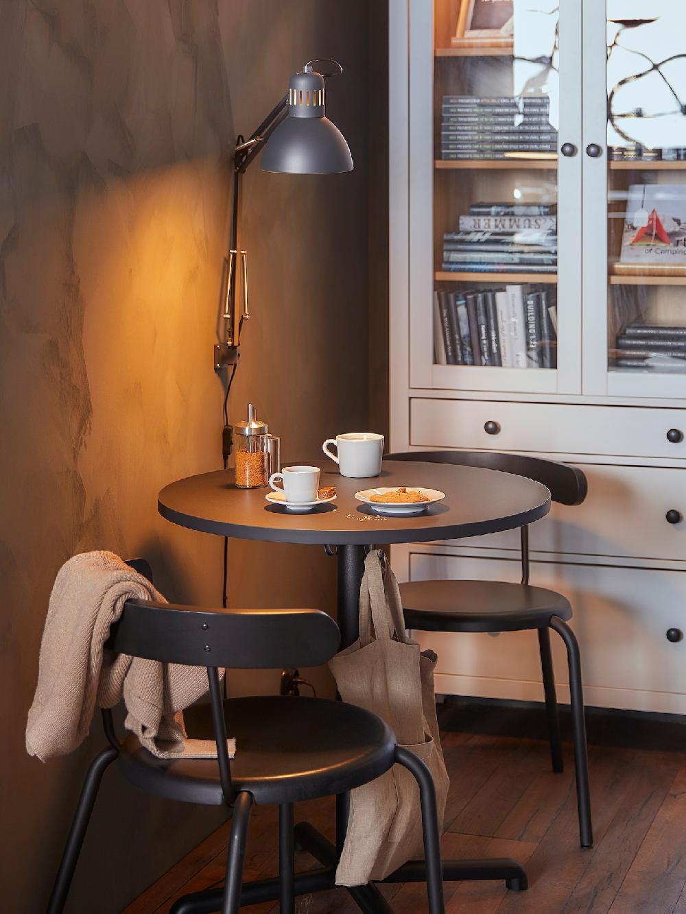 IKEA STENSELE Tavolo Antracite/antracite 70 Cm