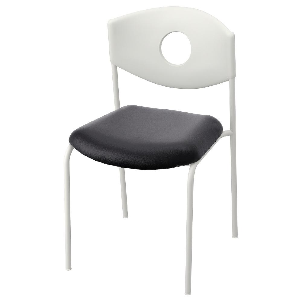 IKEA STOLJAN Sedia per riunioni bianco/nero