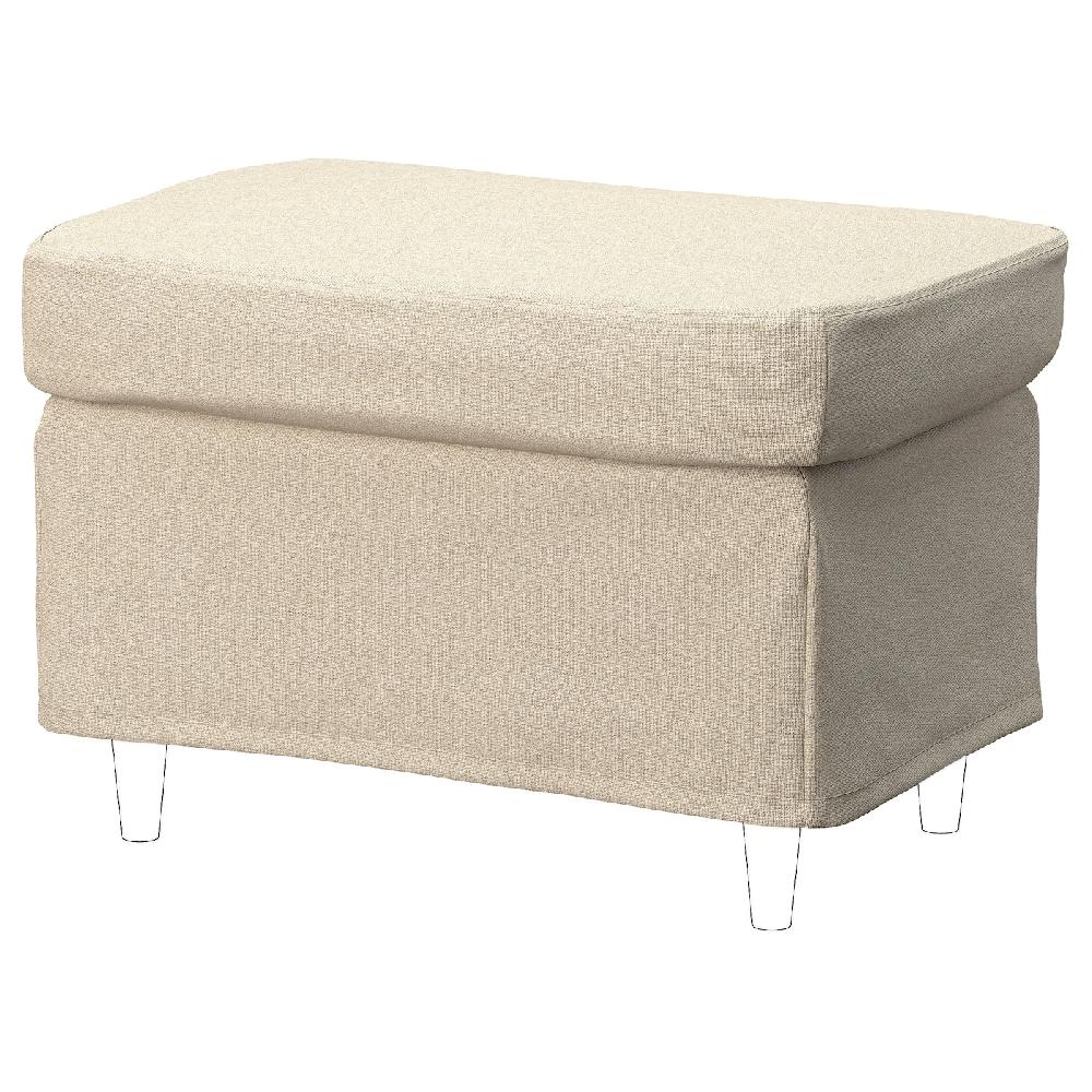 IKEA STRANDMON Fodera per poggiapiedi Naggen beige