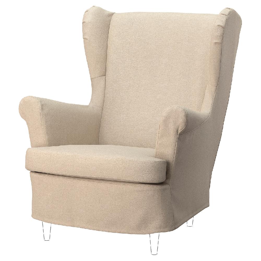 IKEA STRANDMON Fodera Per Poltrona Naggen Beige