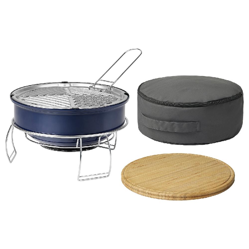 IKEA STRANDÖN Barbecue carbone blu