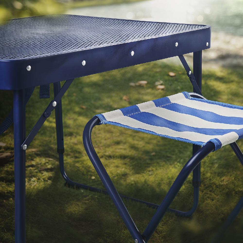 IKEA STRANDÖN Sgabello Pieghevole Blu