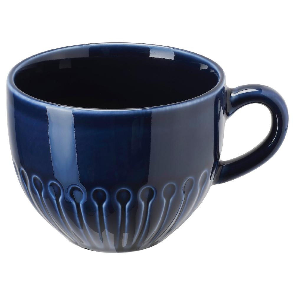 IKEA STRIMMIG Tazza Gres Blu 36 Cl