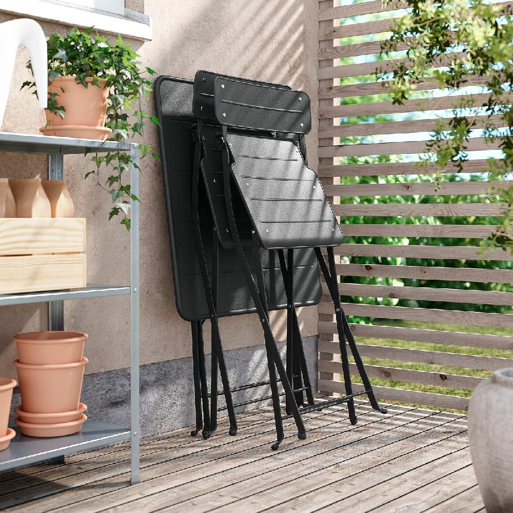 IKEA SUNDSÖ Sedia Pieghevole Antracite Da Esterno