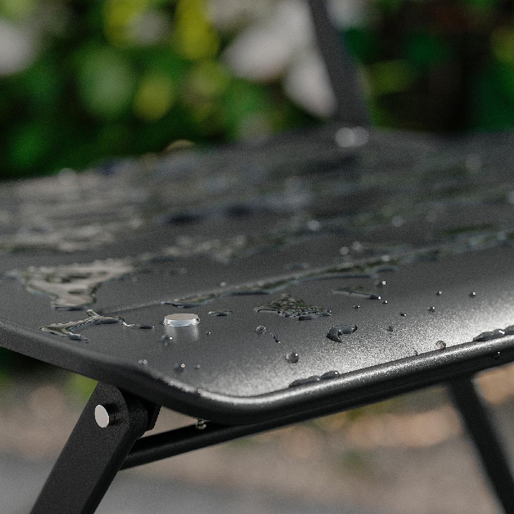 IKEA SUNDSÖ Sedia Pieghevole Antracite Da Esterno