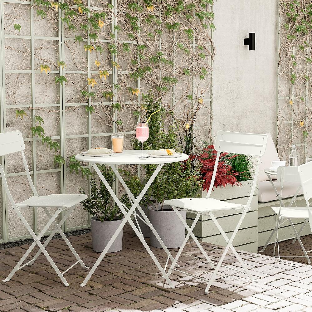IKEA SUNDSÖ Tavolo Bianco Sporco Da Esterno 65 Cm