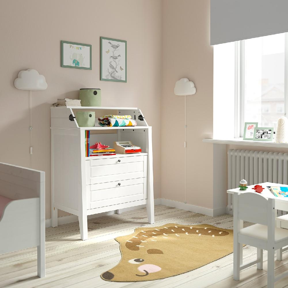 IKEA SUNDVIK Cassettiera/fasciatoio Bianco