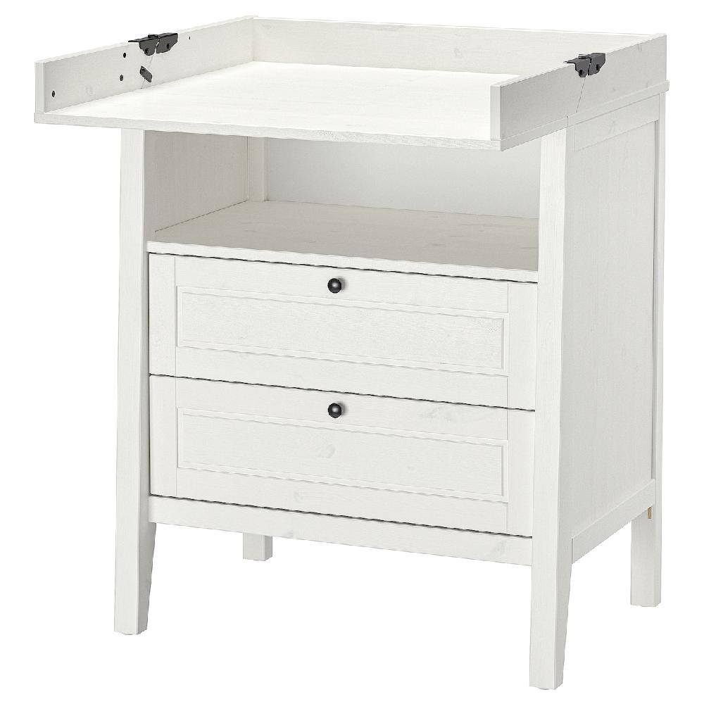 IKEA SUNDVIK Cassettiera/fasciatoio bianco