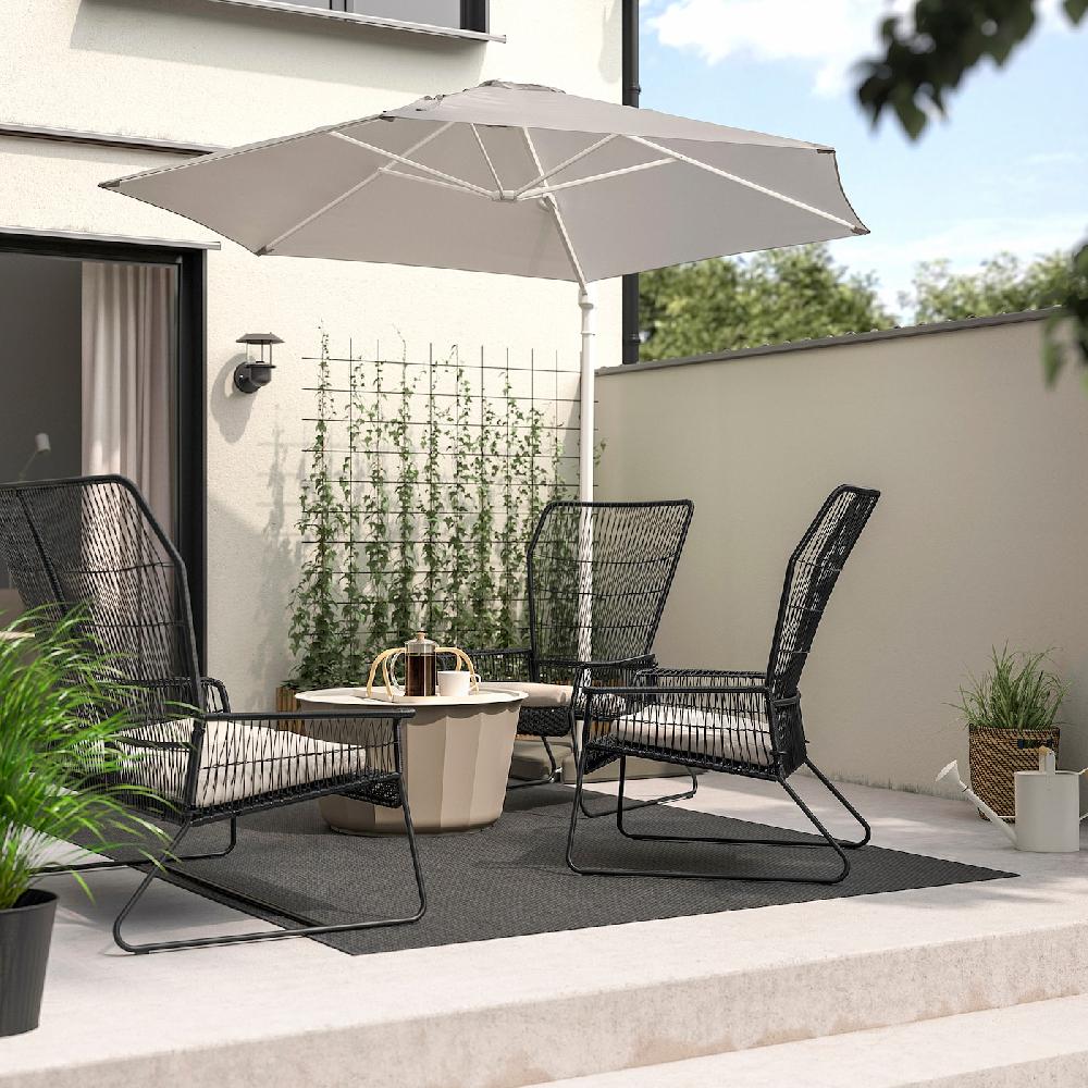 IKEA TALLSKÄR Poltrona Da Giardino Antracite