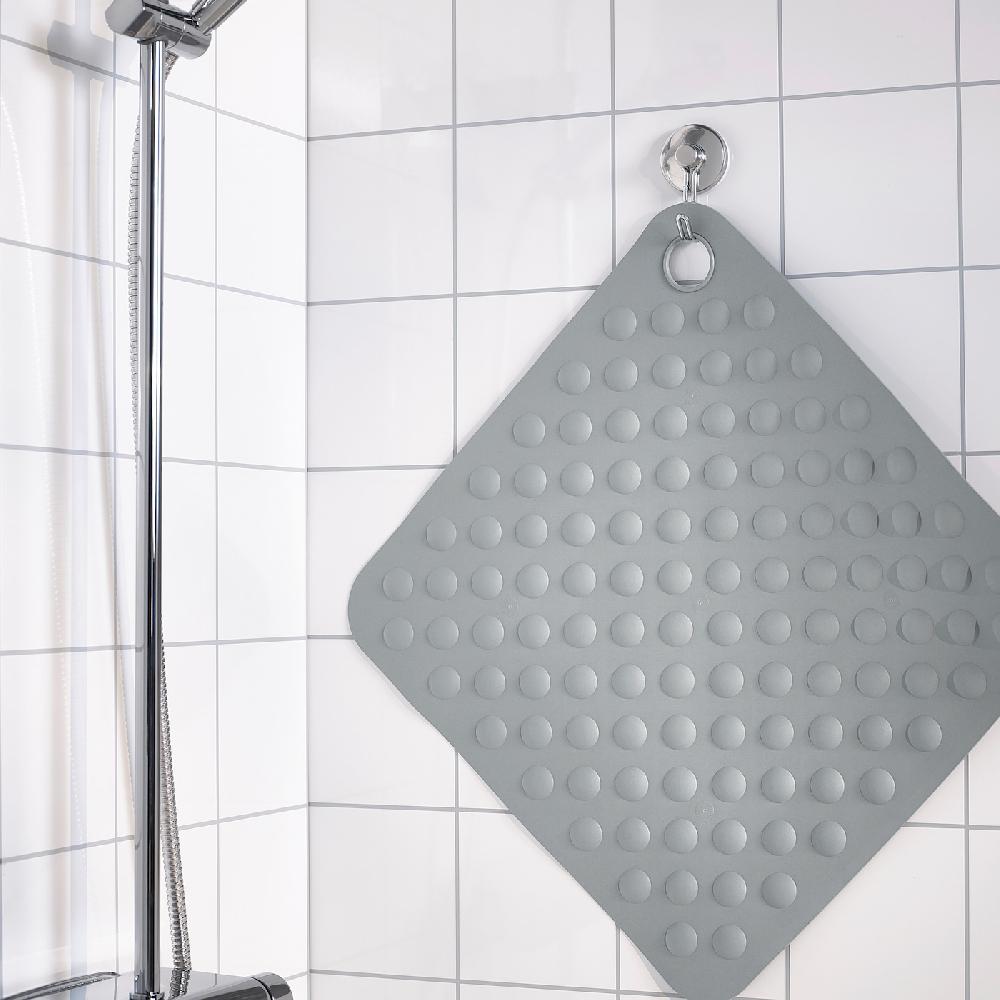 IKEA TÅNGEFLO Tappetino Per Doccia Grigio 50x50 Cm