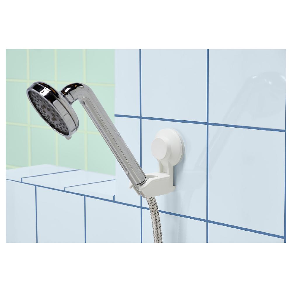 IKEA TISKEN Supporto Doccia Con Ventosa Bianco