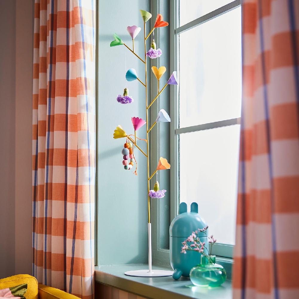 IKEA TJÄRLEK Decorazione Ramo/giallo 81 Cm