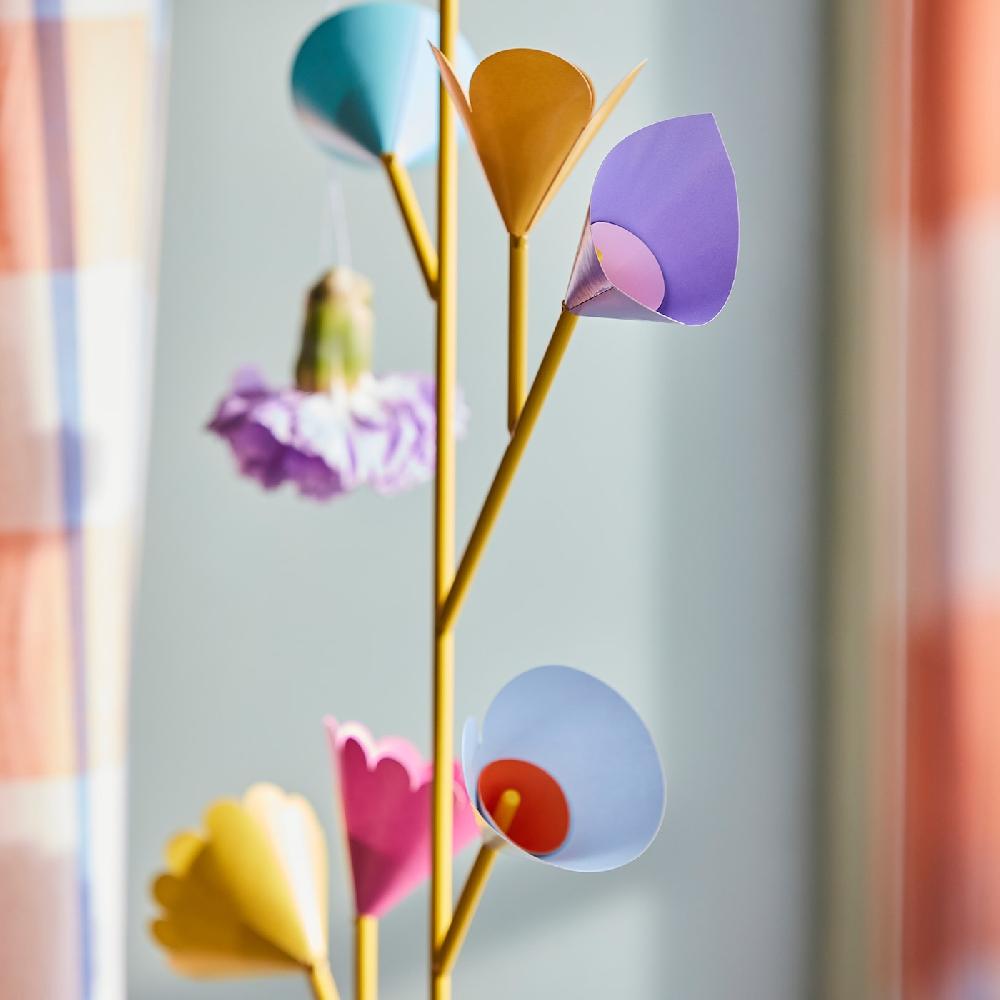 IKEA TJÄRLEK Decorazione Ramo/giallo 81 Cm