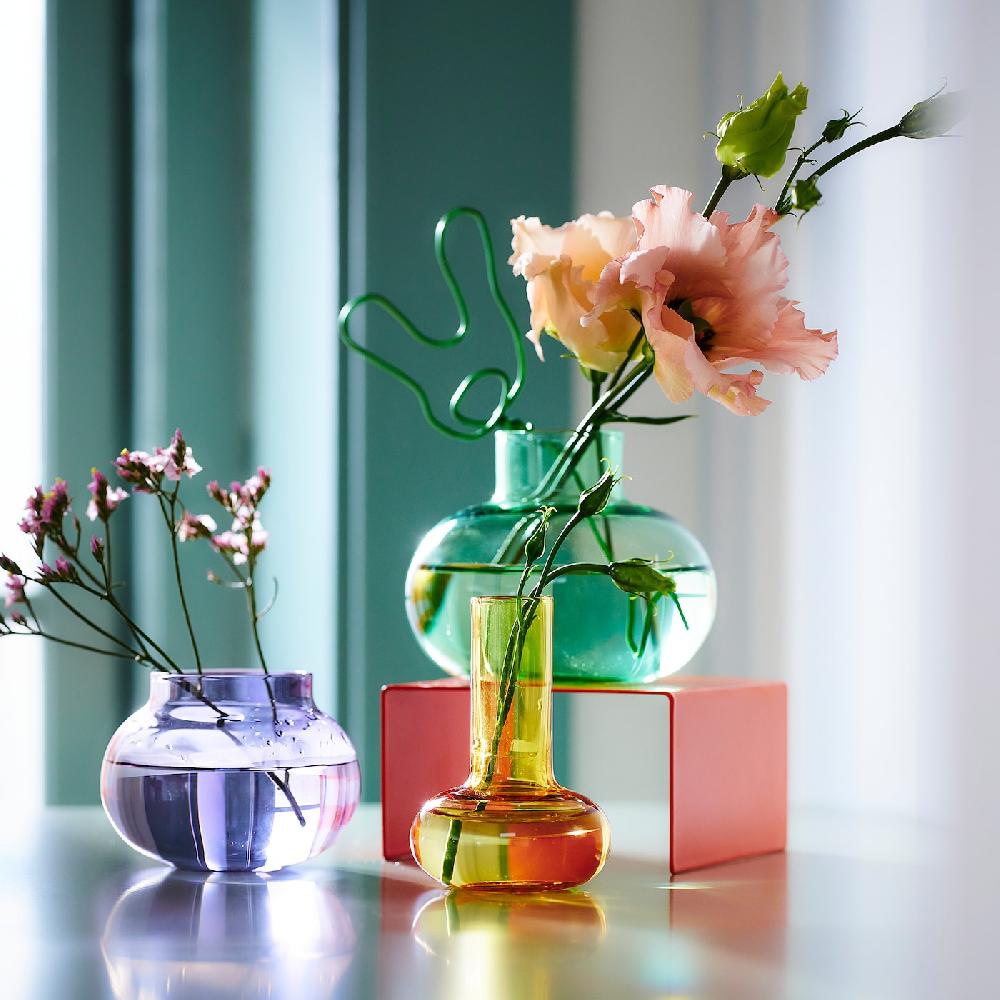 IKEA TJÄRLEK Set Di 3 Vasi Multicolore