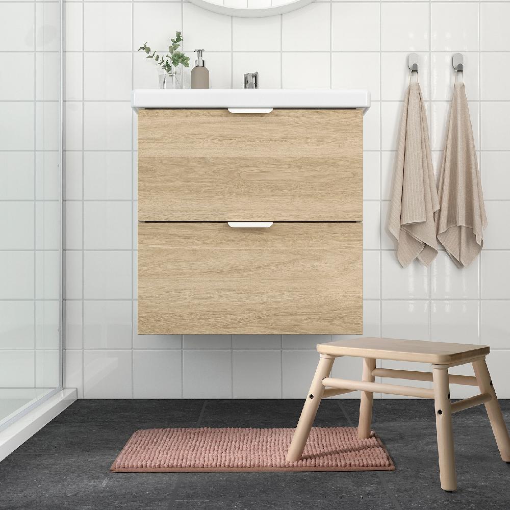 IKEA TOFTBO Tappeto Per Bagno Rosa Chiaro 40x60 Cm