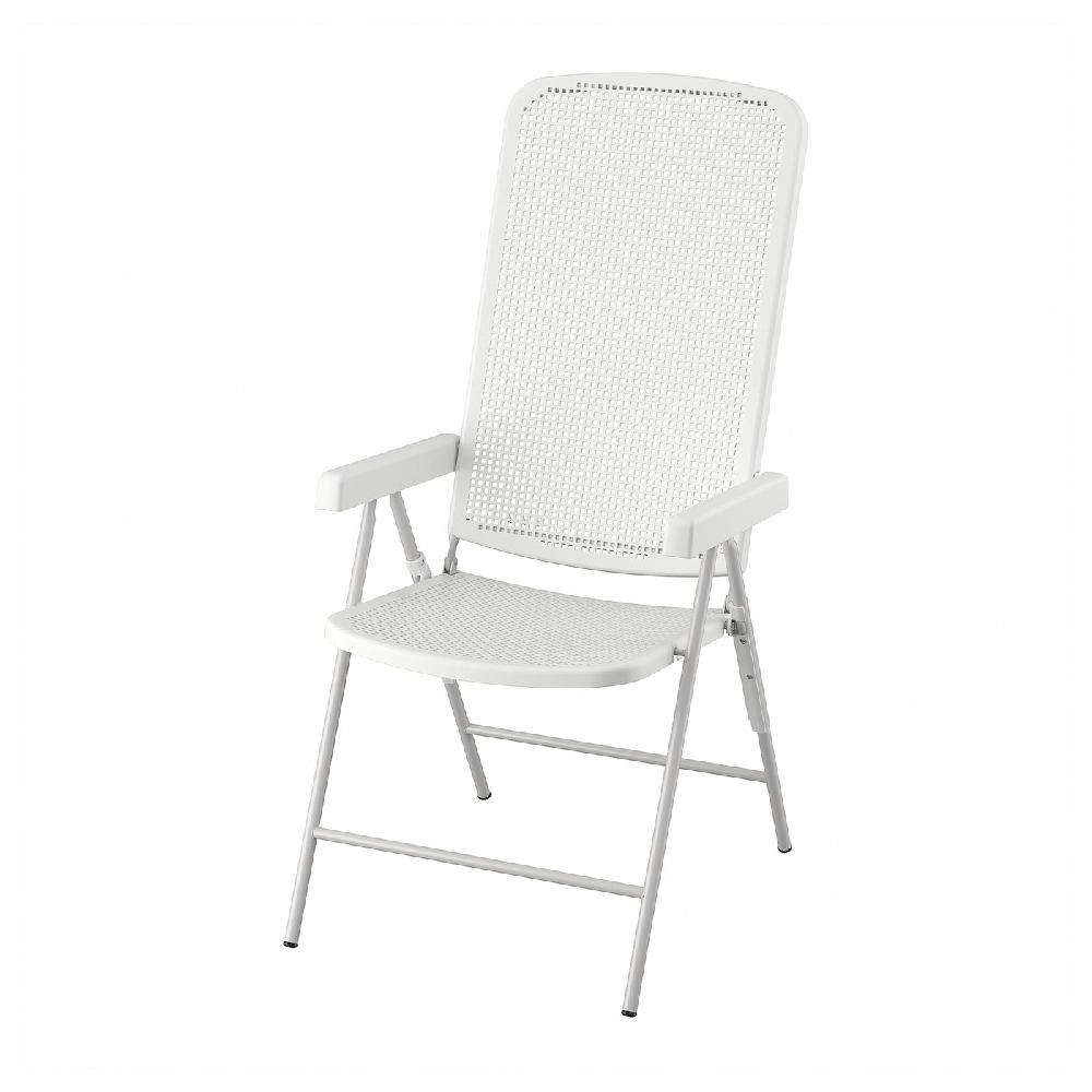 IKEA TORPARÖ Sedia relax da giardino bianco/grigio