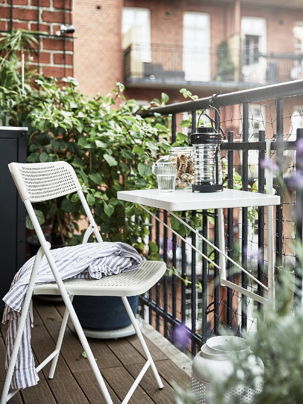 IKEA TORPARÖ Tavolo Da Balcone Bianco 50 Cm