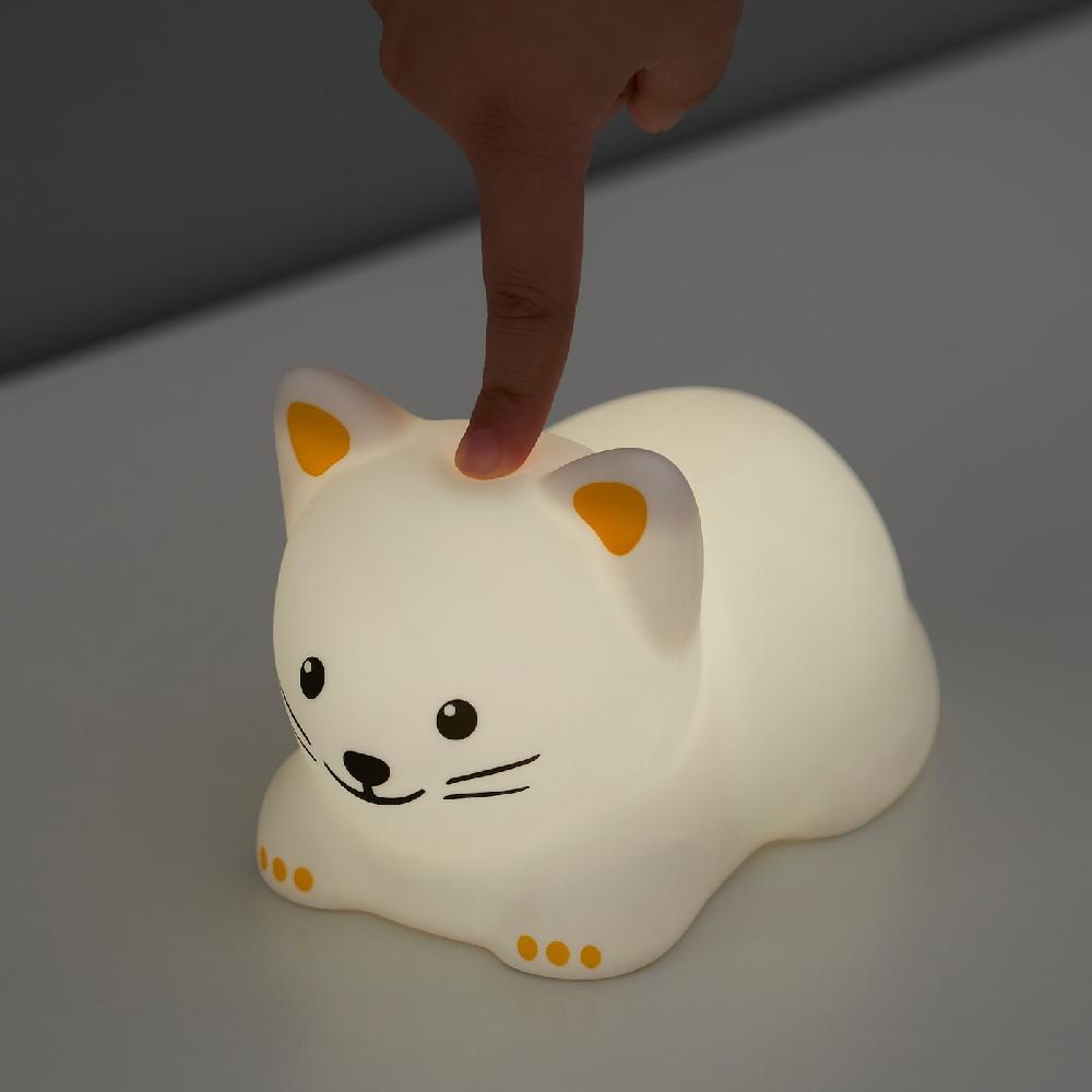 IKEA TÖVÄDER Luce Notturna A LED Gatto A Batterie