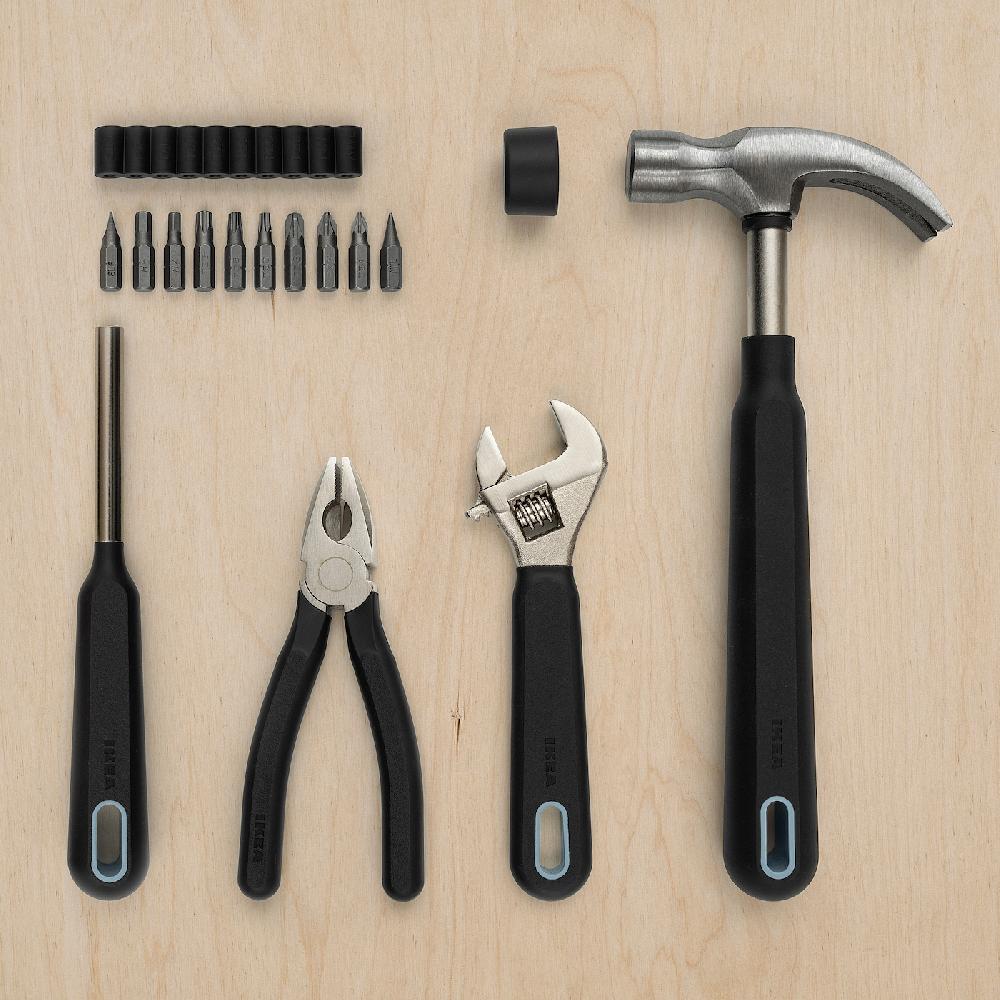 IKEA TRIXIG Set Di 15 Attrezzi
