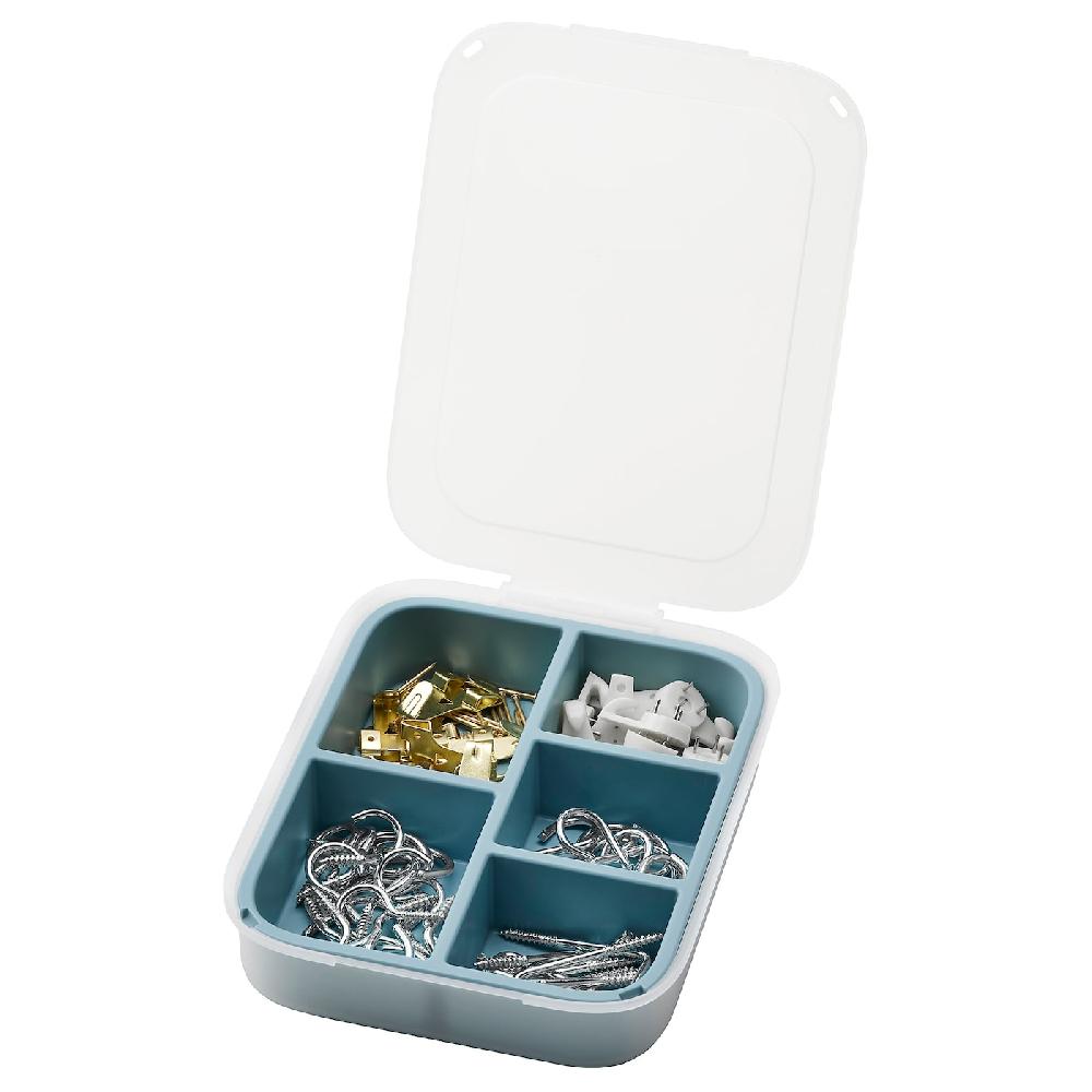 IKEA TRIXIG Set di ganci e accessori 85 pezzi