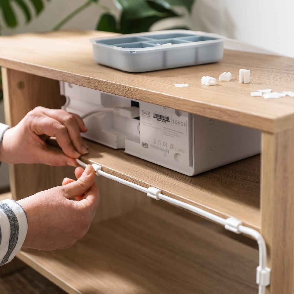 IKEA TRIXIG Set Organizzazione Cavi 150 Pezzi