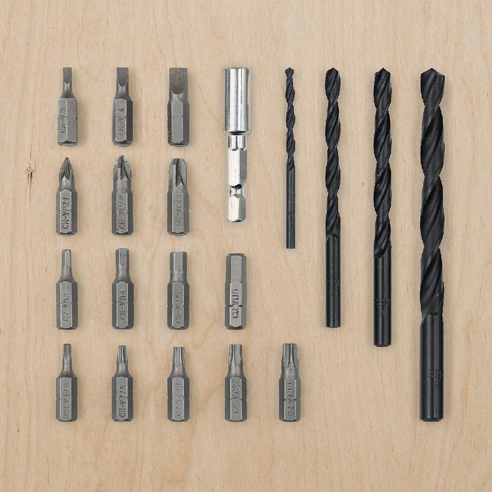 IKEA TRIXIG Set Punte Trapano 20 Pezzi