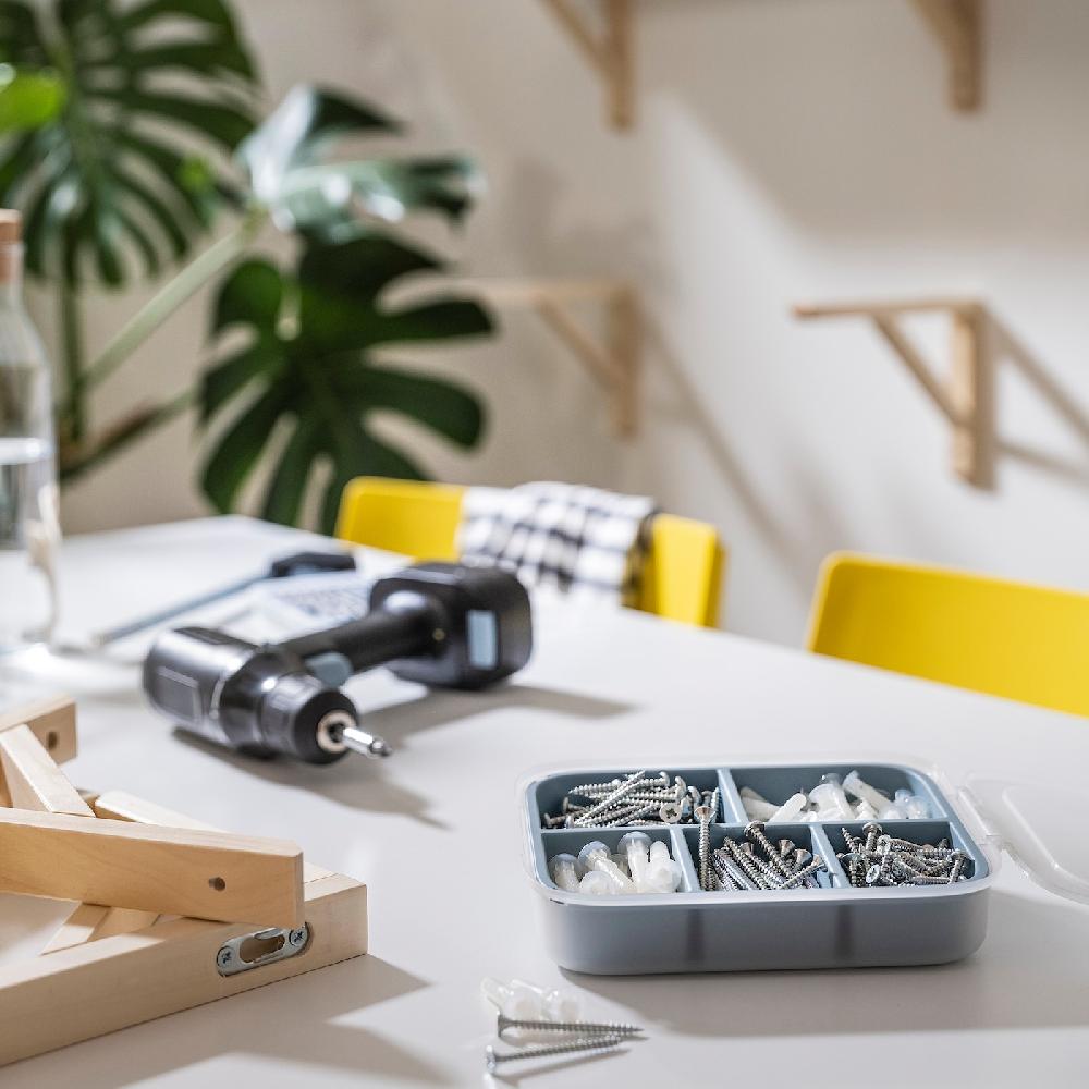 IKEA TRIXIG Set Viti E Tasselli 175 Pezzi