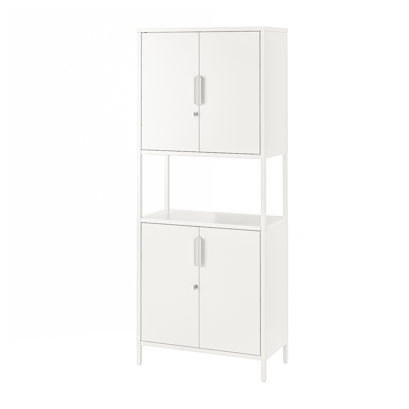 IKEA TROTTEN Mobile con ante bianco 70x35x173 cm