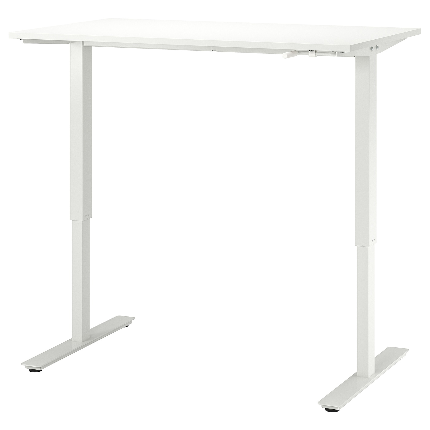 IKEA TROTTEN Piano Tavolo Bianco 120x70 Cm